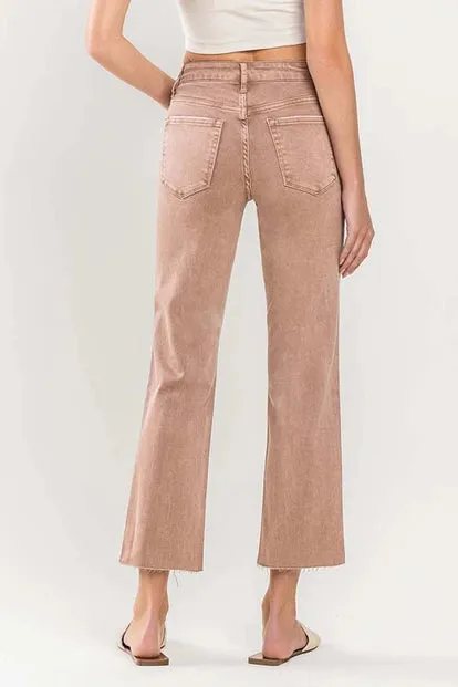 Phoenix Mid Rise Straight Denim