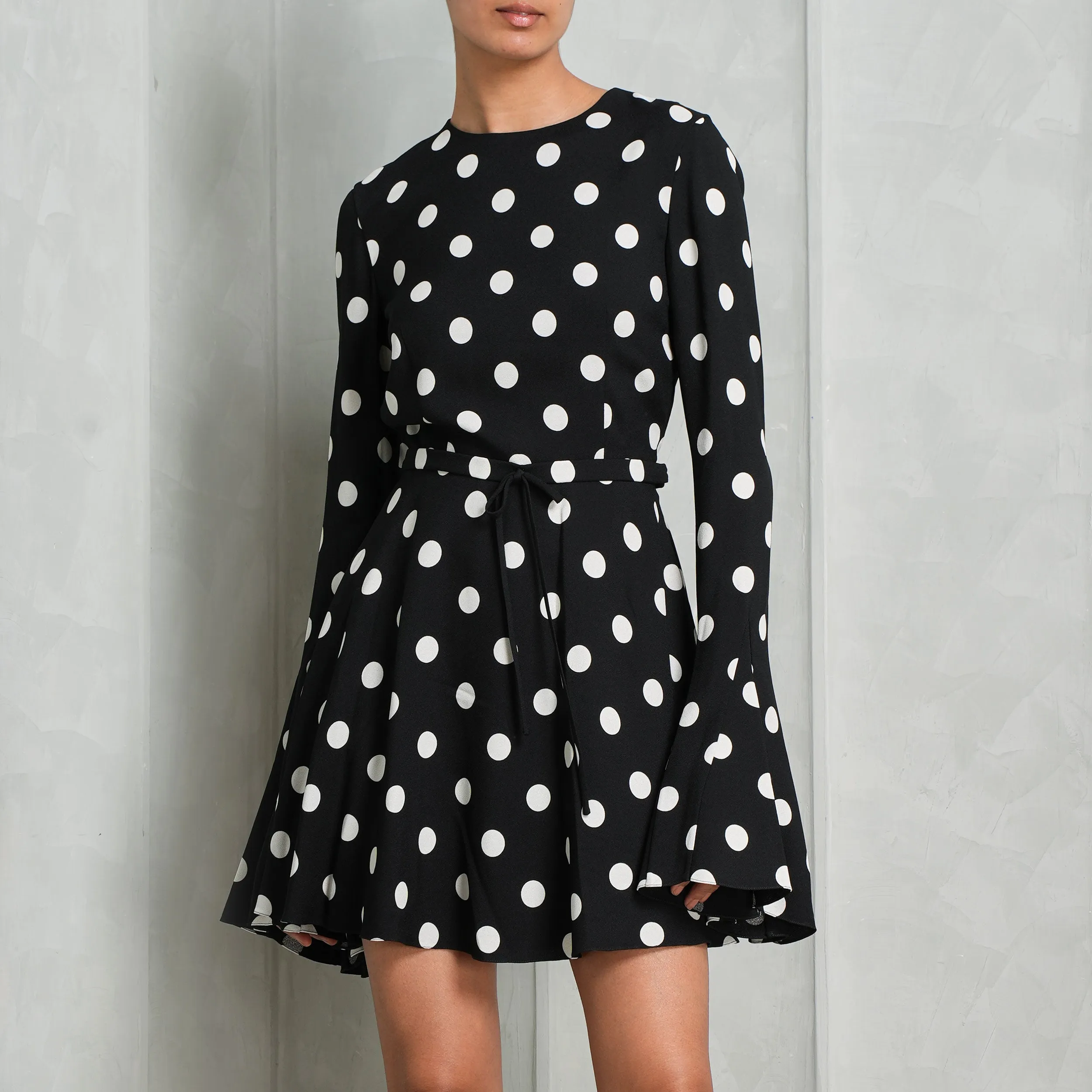 Polka-Dotted Mini Dress