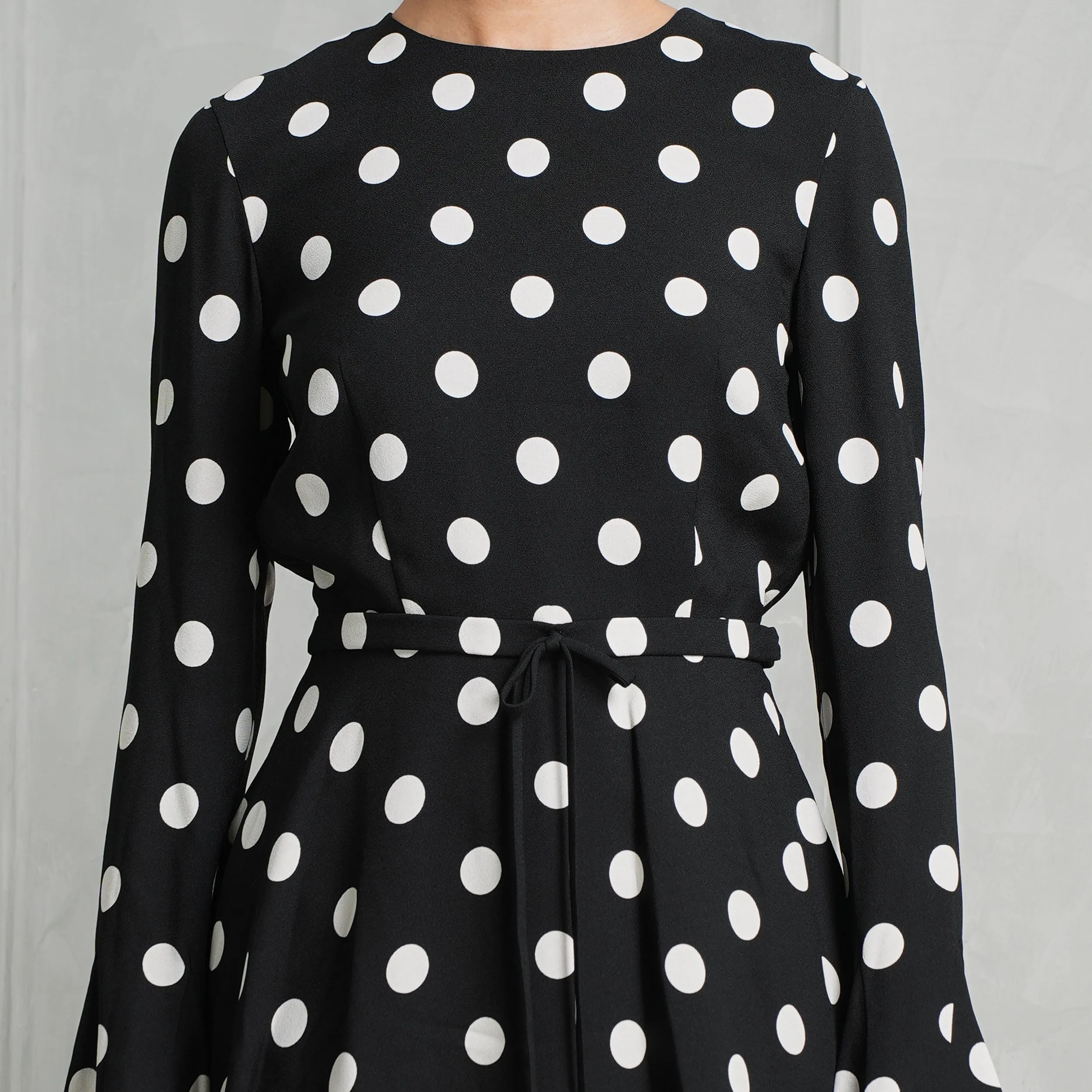 Polka-Dotted Mini Dress