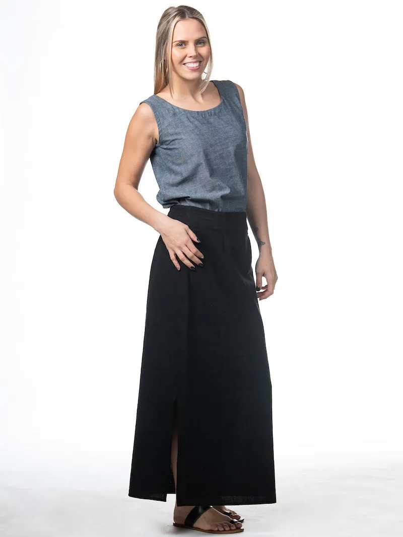 The Wrap Maxi Skirt