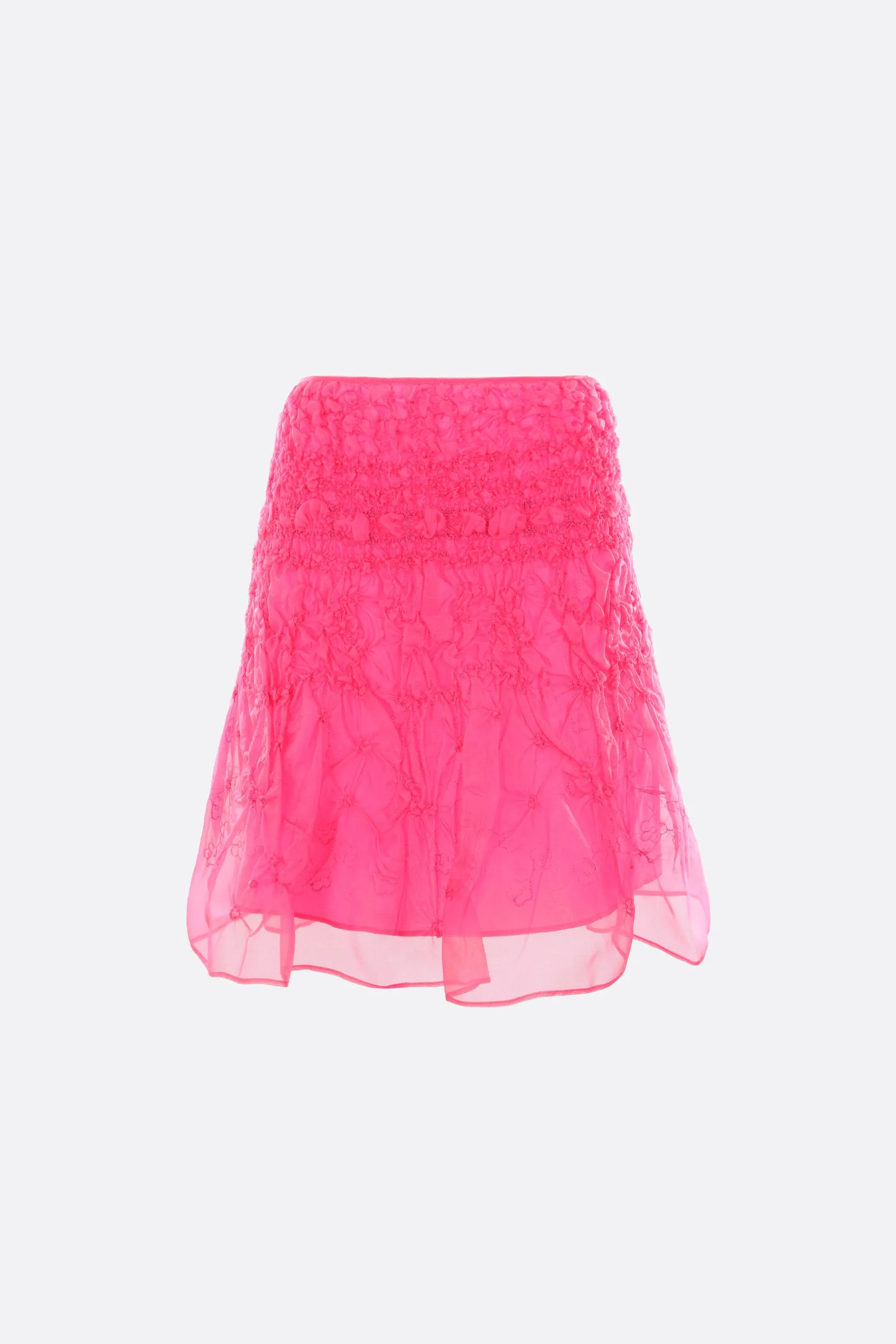 Vida skirt in smocked organza