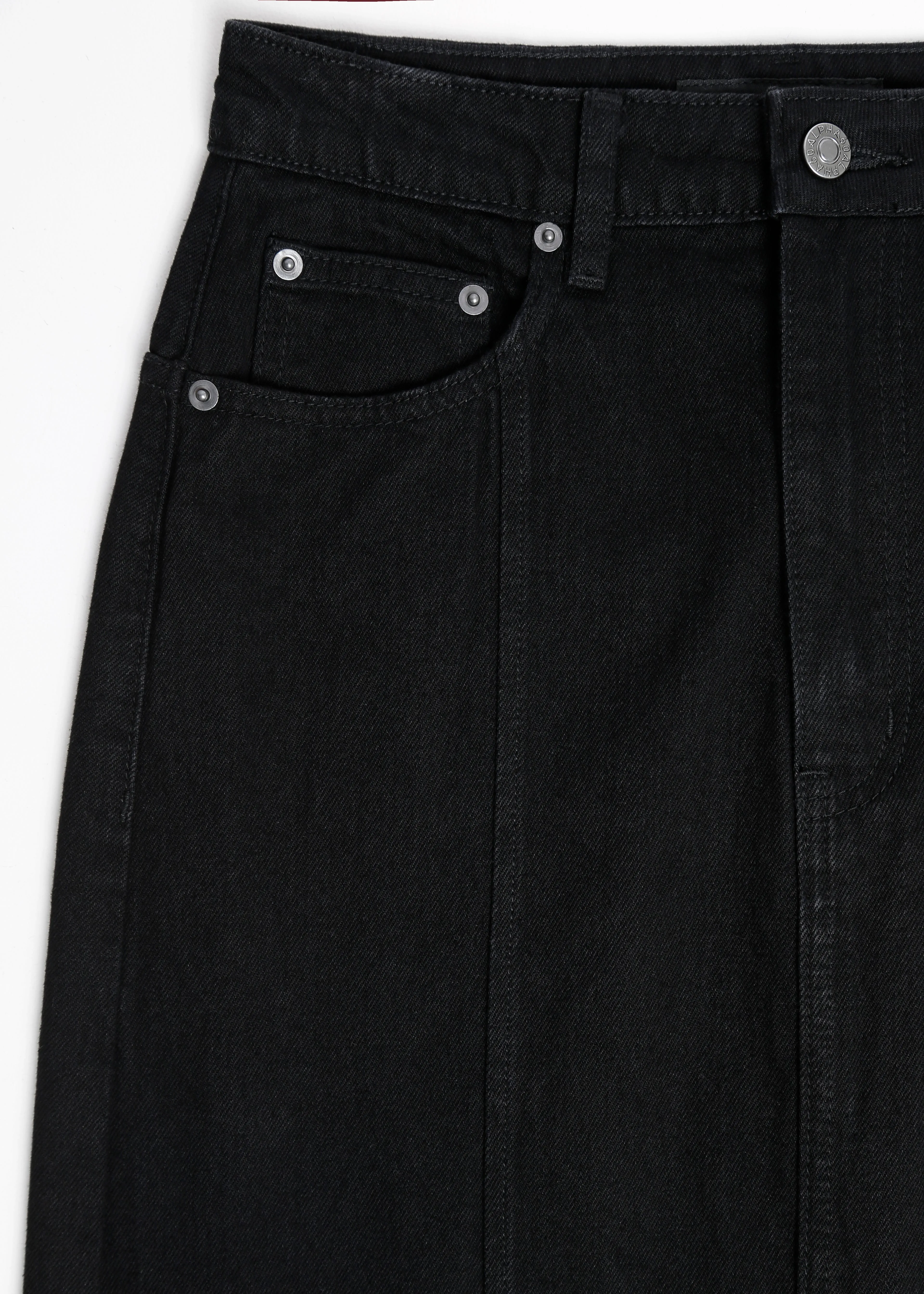 W24 | JETT DENIM SKIRT / BLACK