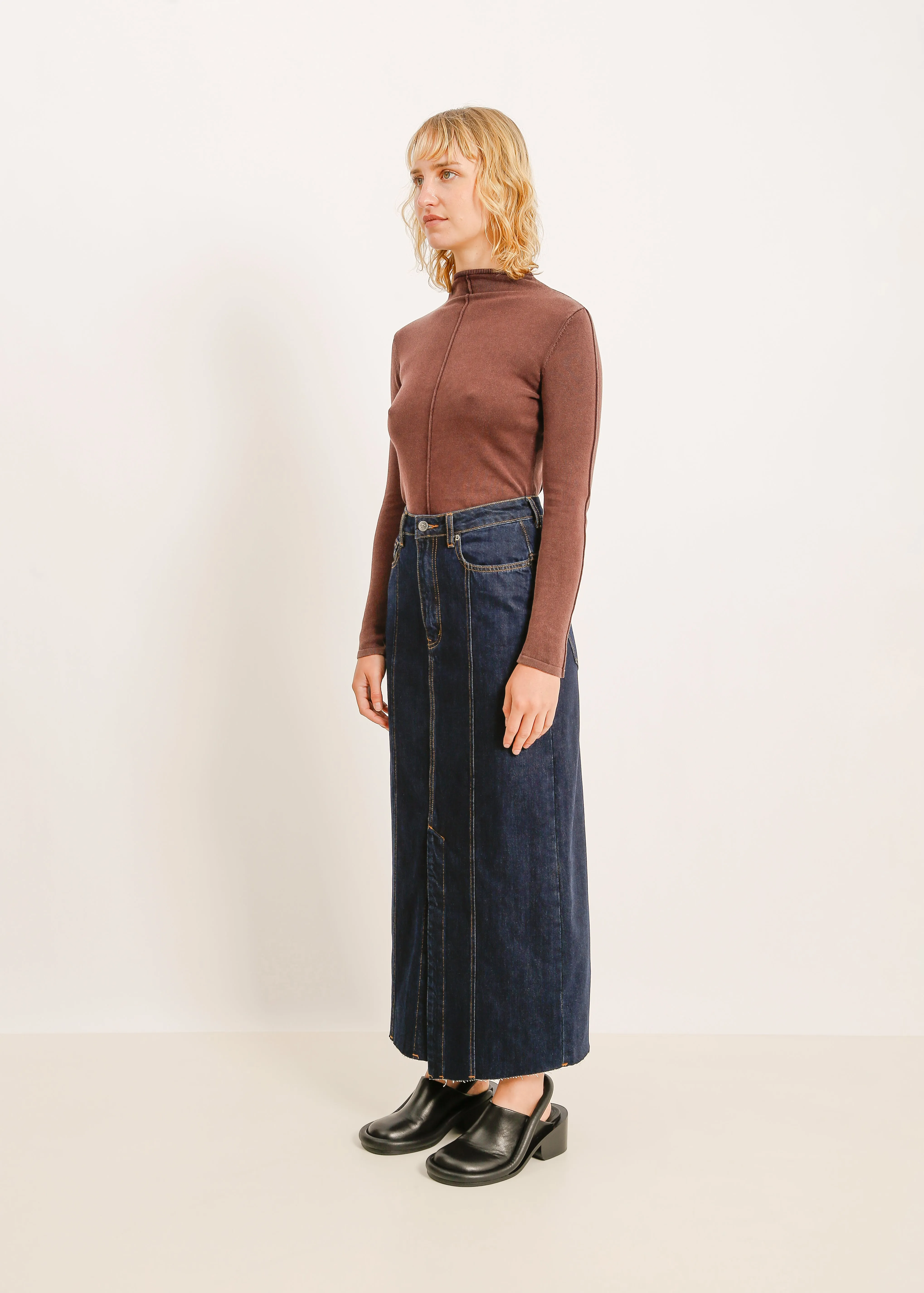 W24 | JETT DENIM SKIRT / INDIGO