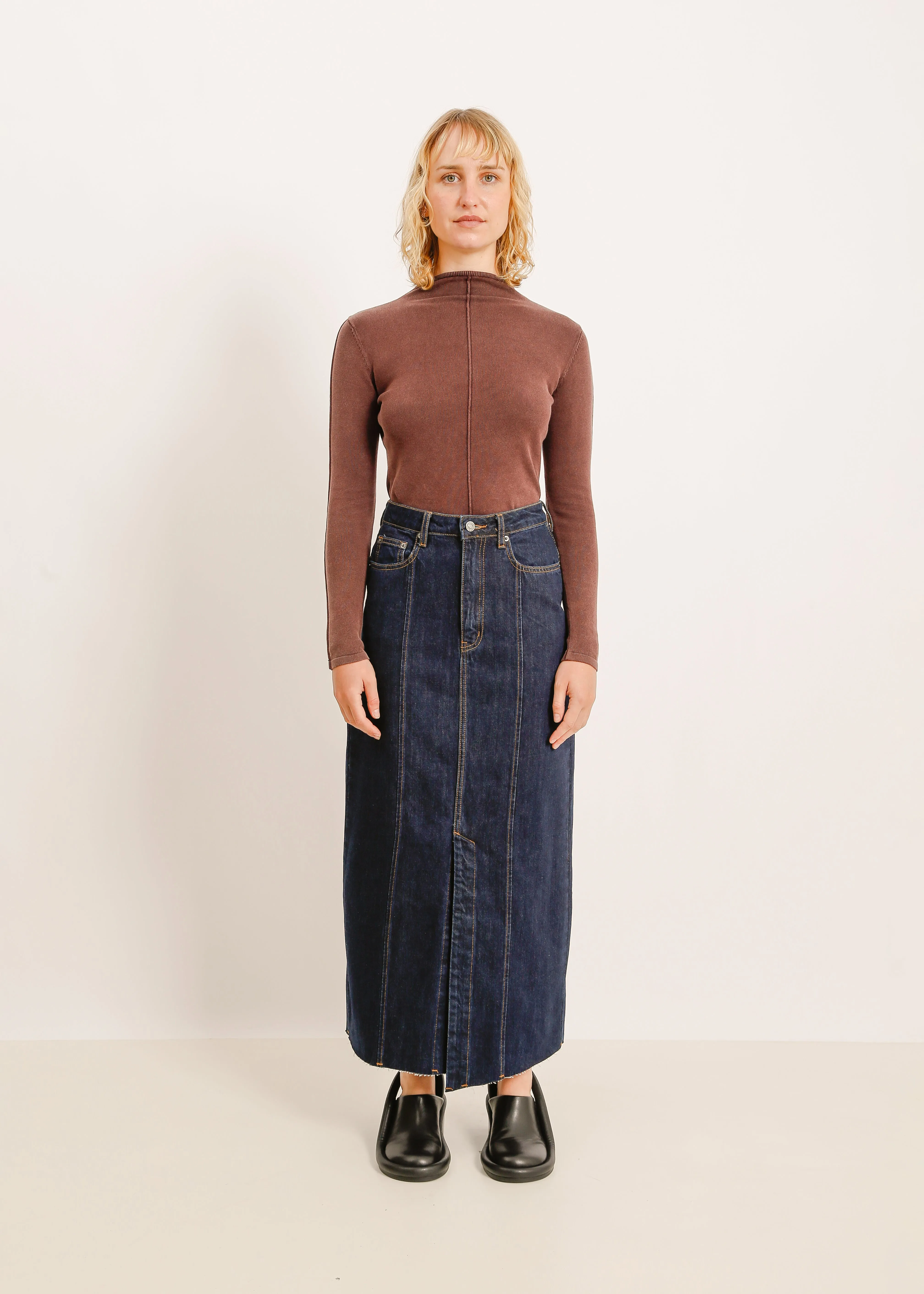 W24 | JETT DENIM SKIRT / INDIGO